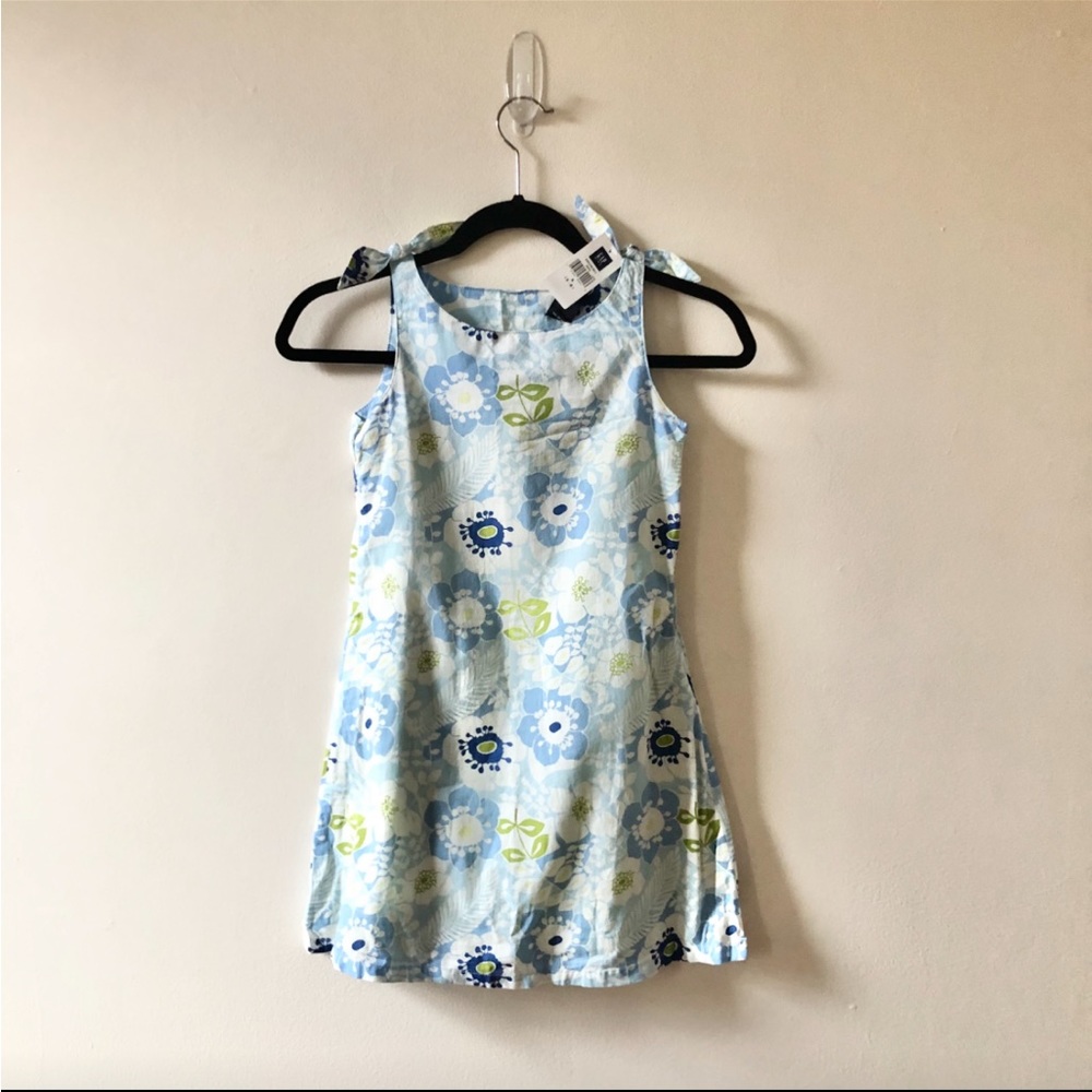 Gap Kids Printed Blue Dress